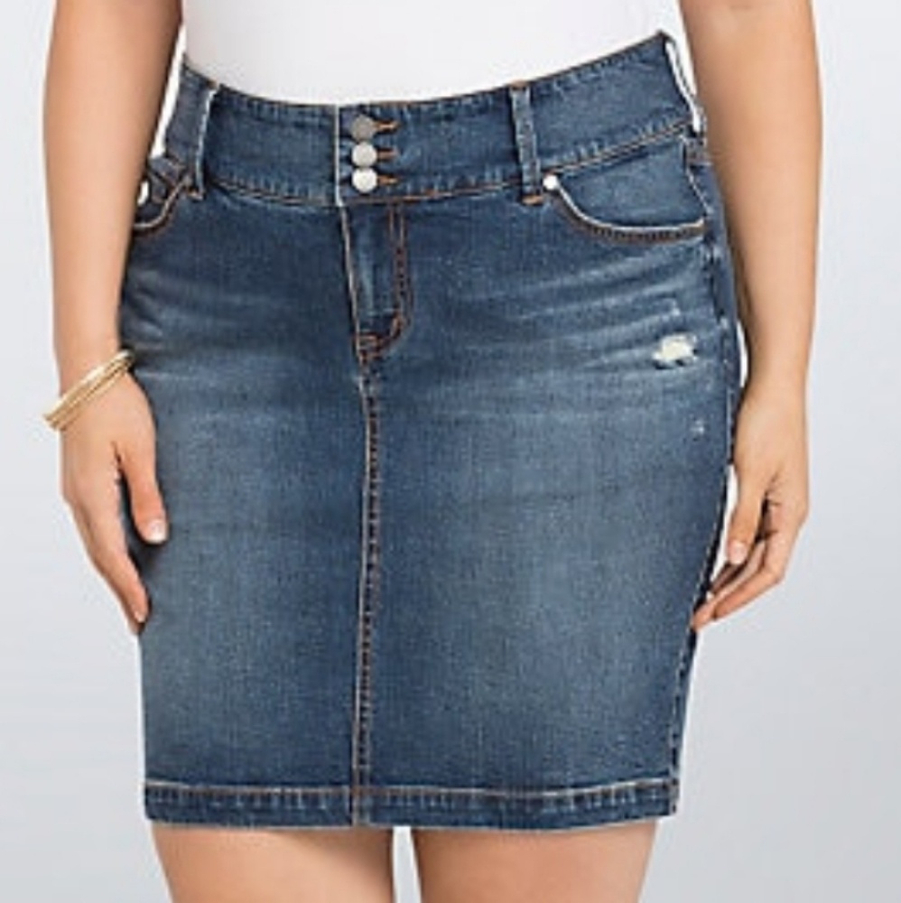 Torrid Denim skirt